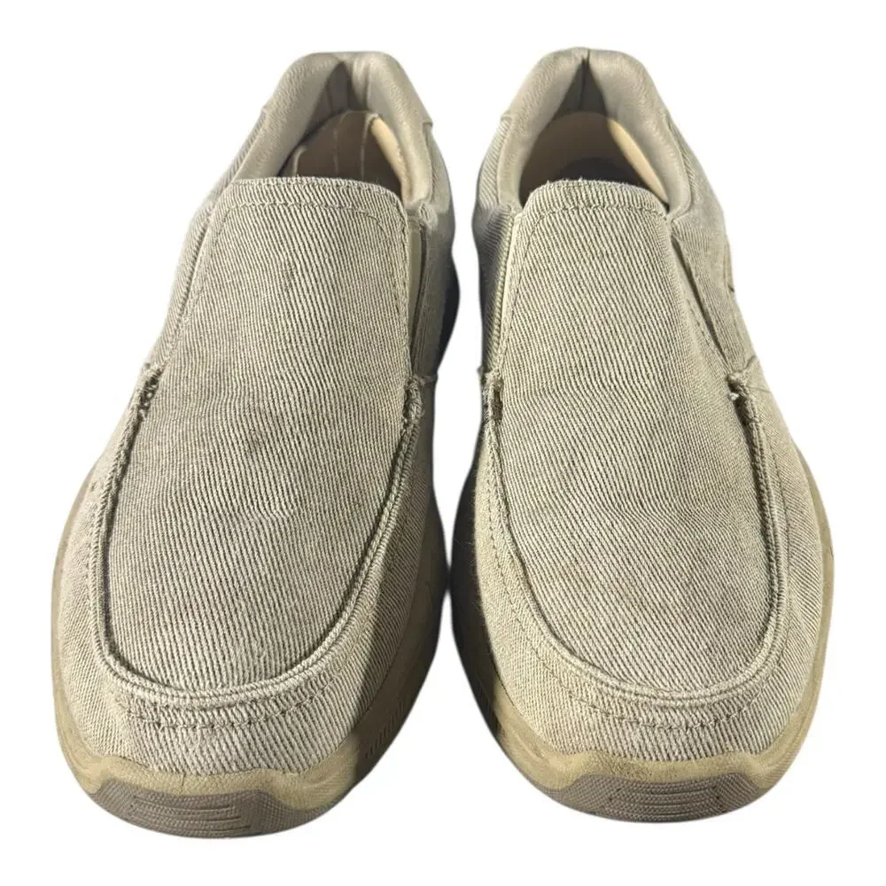 Skechers Men's Expected Avillo Relaxed Fit Slip-On Shoes Khaki Size 11